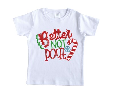 Better Not Pout Christmas Shirt - Short Sleeves - Long Sleeves - image1